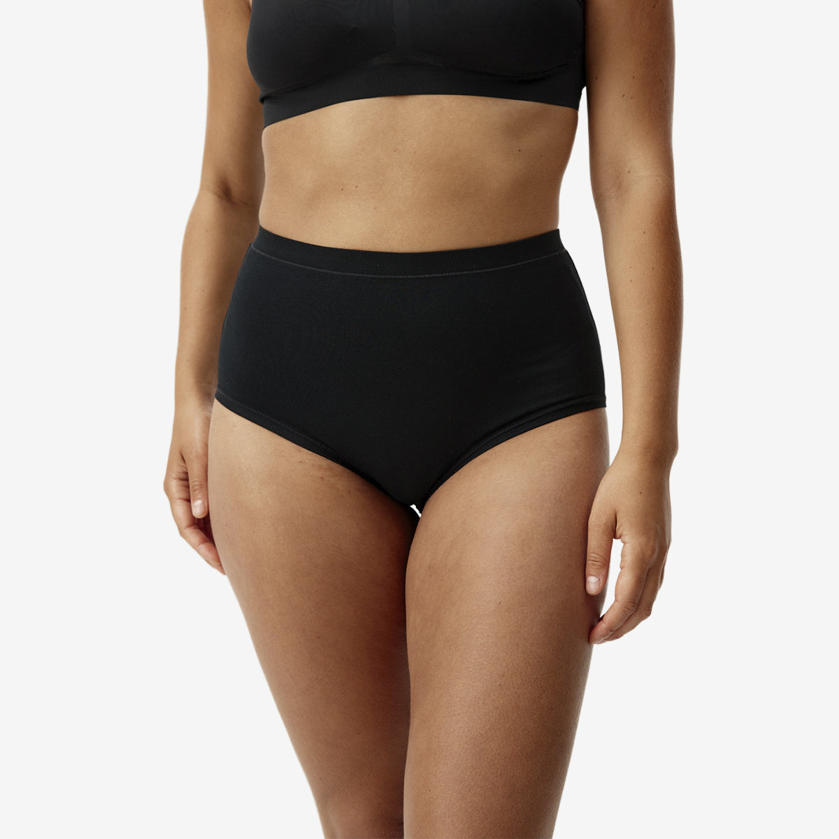 Puuvilla High Waist alushousut