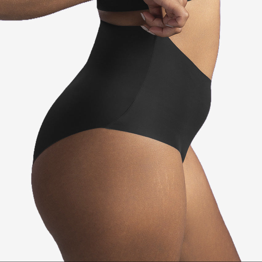 Mikrokuitu High Waist alushousut Powder