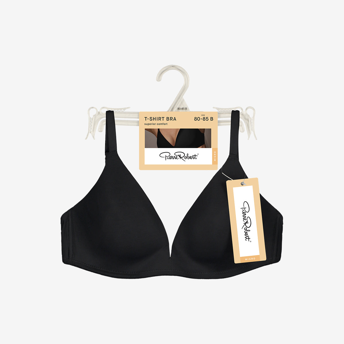 Mikrokuitu T-paita rintaliivit